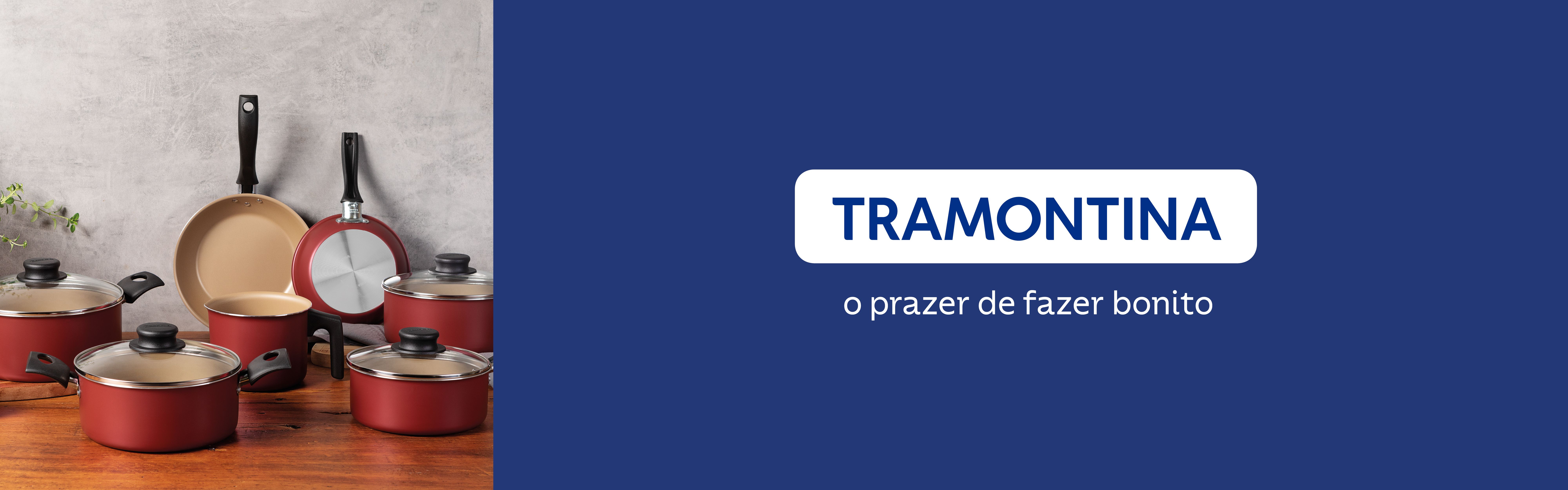 Jogo de Panelas Tramontina 20297/761 Turim 7peças Vermelho